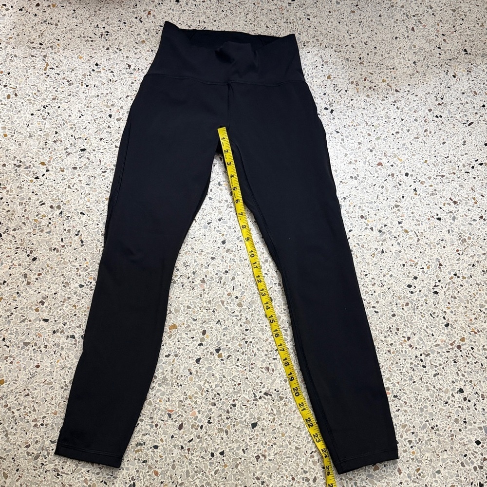 Lululemon train times black leggings tights 6 high rise waist - Picture 4 of 5
